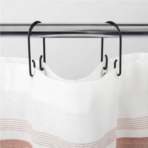 NEW Hearth & Hand Magnolia | Shower Curtain Rings | Matte Black